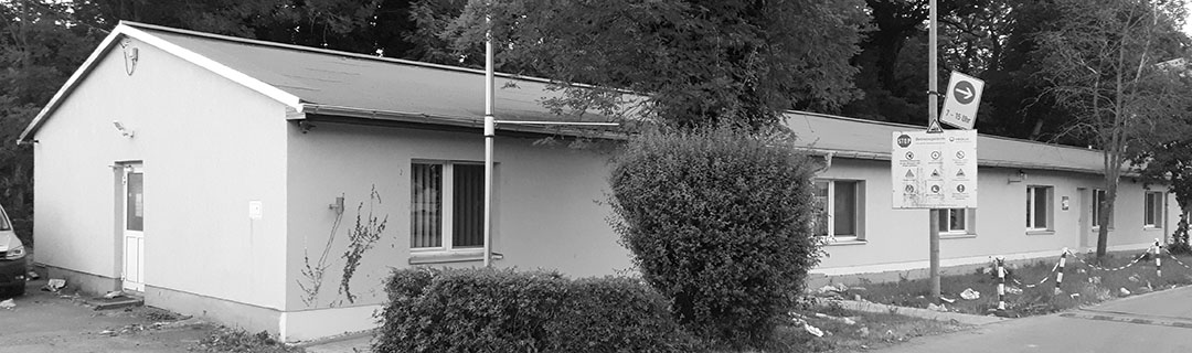 Studentenwohnbaracke in Jena 1969