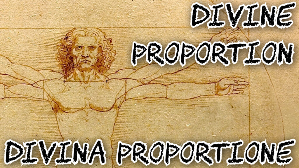 Divinia Proportione: Der vitruvianische Mensch, Proportionsstudie nach Vitruv von 1492